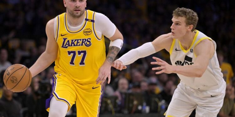 NBA: Utah Jazz at Los Angeles Lakers