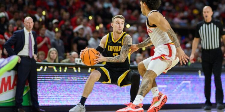 NCAA Basketball: Iowa at Maryland