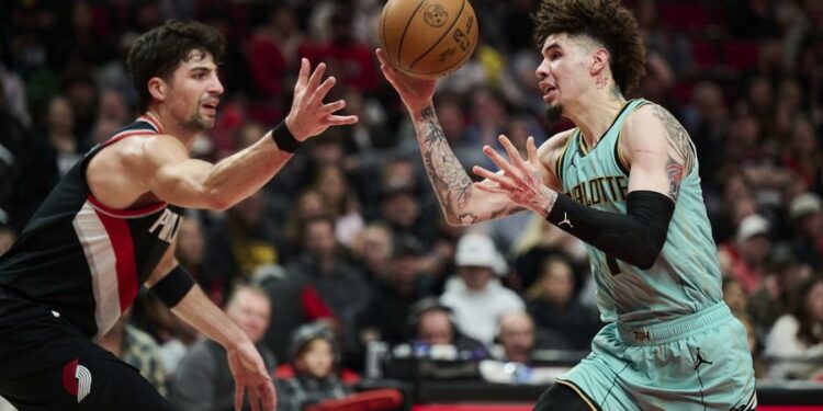 NBA: Charlotte Hornets at Portland Trail Blazers