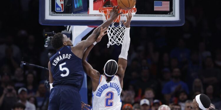 NBA: Minnesota Timberwolves at Oklahoma City Thunder