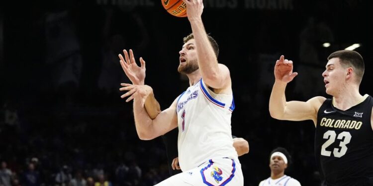 NCAA Basketball: Kansas at Colorado