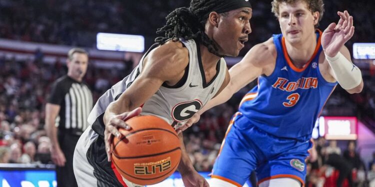 NCAA Basketball: Florida at Georgia