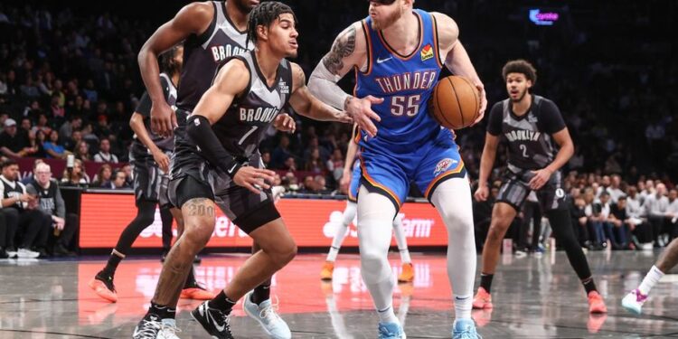 NBA: Oklahoma City Thunder at Brooklyn Nets