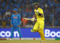 Cricket - ICC Cricket World Cup 2023 - Final - India v Australia - Narendra Modi Stadium, Ahmedabad, India - November 19, 2023 Australia's Glenn Maxwell celebrates after winning the ICC Cricket World Cup REUTERS/Andrew Boyers