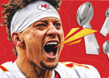 Patrick Mahomes was thinking about an unprecedented third straight Super Bowl title right as he was winning his second in a row. (Taylor Wilhelm/Yahoo Sports)