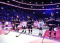 Team USA during anthem