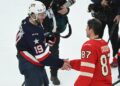 Matthew Tkachuk and Sidney Crosby (Brian Fluharty-Imagn Images)