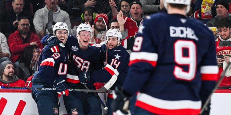 Team USA celebrates