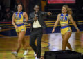 Kevin Hart was front and center at Sunday's NBA All-Star tournament. (AAron Ontiveroz/The Denver Post)