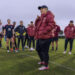 FORT LAUDERDALE, FL - JANUARY 20: Emma Hayes of the United States talks to the team during USWNT training at Florida Blue Training Center on January 20, 2025 in Fort Lauderdale, Florida. (Photo by Brad Smith/ISI Photos/USSF/Getty Images for USSF)