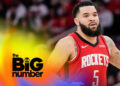 Houston Rockets guard Fred VanVleet controls the ball during an NBA basketball game against the Cleveland Cavaliers in Houston, Wednesday, Jan. 22, 2025. (AP Photo/Ashley Landis)