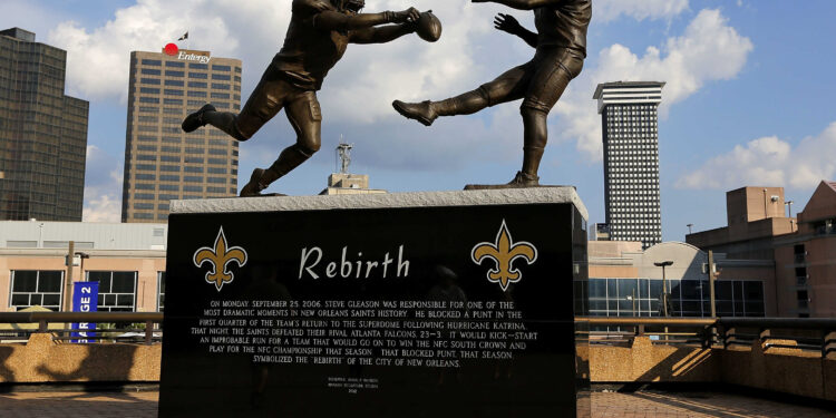 NEW ORLEANS, LA - SEPTEMBER 26:  A statue titled