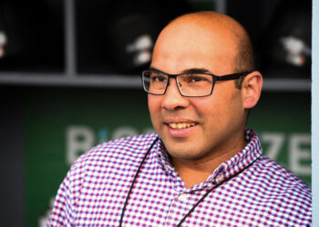 An analytics expert who learned under Billy Beane, Zaidi returns to a Dodgers franchise that he helped lead to two NL pennants. (Brian Rothmuller/Icon Sportswire via Getty Images)