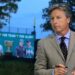 Brandel Chamblee on the set