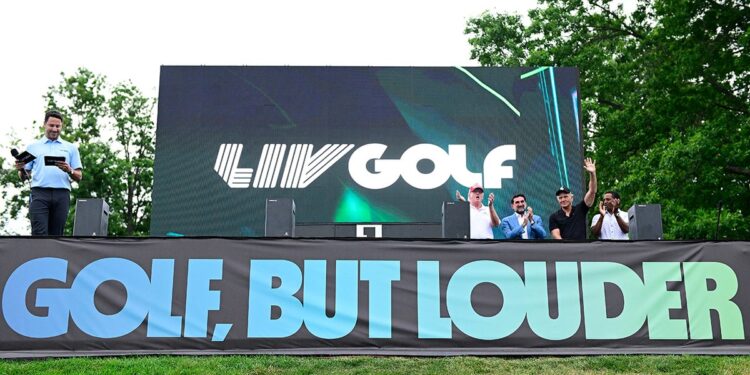 LIV Golf backdrop