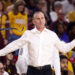 TEMPE, ARIZONA - FEBRUARY 01: Head coach Bobby Hurley of the Arizona State Sun Devils removes his tie after being called for a technical foul during the first half against the Arizona Wildcats at Desert Financial Arena on February 01, 2025 in Tempe, Arizona.  (Photo by Chris Coduto/Getty Images)