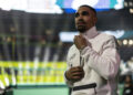 Jalen Hurts of the Philadelphia Eagles is in the Super Bowl for the second time. (Photo by Michael Owens/Getty Images)