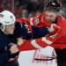 Brandon Hagel and Matthew Tkachuk fight