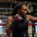 Claressa Shields trains