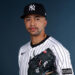 TAMPA, FLORIDA - FEBRUARY 18: Devin Williams #38 of the New York Yankees poses for a portrait during the New York Yankees Photo Day at George M. Steinbrenner Field on February 18, 2025 in Tampa, Florida. (Photo by Elsa/Getty Images)