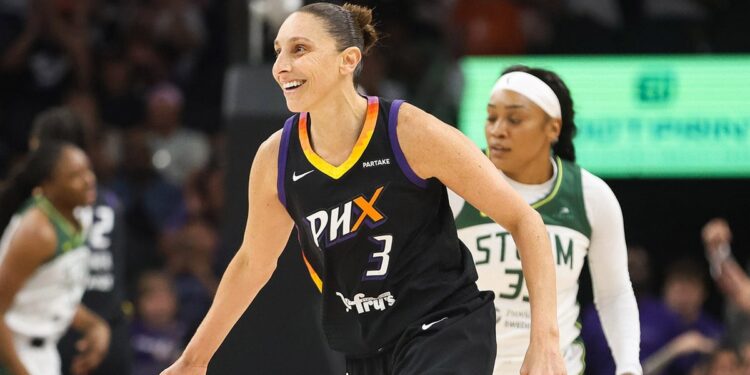 Diana Taurasi smiles on court