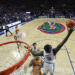 GAINESVILLE, FLORIDA - JANUARY 07: Rueben Chinyelu #9 of the Florida Gators blocks a shot during the second half of a game against the Tennessee Volunteers at Stephen C. O'Connell Center on January 07, 2025 in Gainesville, Florida. The Florida Gators won 73-43. (Photo by James Gilbert/Getty Images)