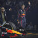 Red Bull driver Max Verstappen of the Netherlands attends the F1 75 Live launch event at the O2 arena in London, Tuesday, Feb. 18, 2025. (AP Photo/Kin Cheung)