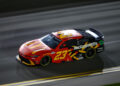 DAYTONA BEACH, FLORIDA - FEBRUARY 13: Bubba Wallace, driver of the #23 McDonald's Toyota drives during the NASCAR Cup Series Duel 1at Daytona International Speedway on February 13, 2025 in Daytona Beach, Florida. (Photo by Jared C. Tilton/Getty Images)