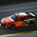 DAYTONA BEACH, FLORIDA - FEBRUARY 13: Bubba Wallace, driver of the #23 McDonald's Toyota drives during the NASCAR Cup Series Duel 1at Daytona International Speedway on February 13, 2025 in Daytona Beach, Florida. (Photo by Jared C. Tilton/Getty Images)