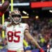 George Kittle celebrates