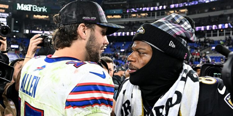 Josh Allen and Lamar Jackson