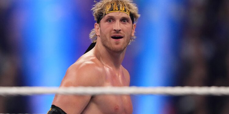 Logan Paul at the Royal Rumble