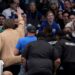 Mavericks fan escorted out