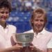 Pam Shriver and Martina Navratilova pose