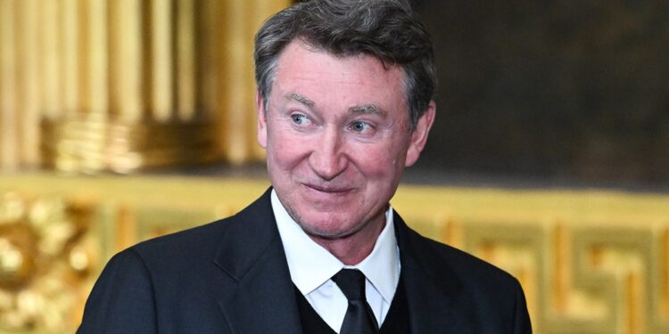 Wayne Gretzky in January 2025