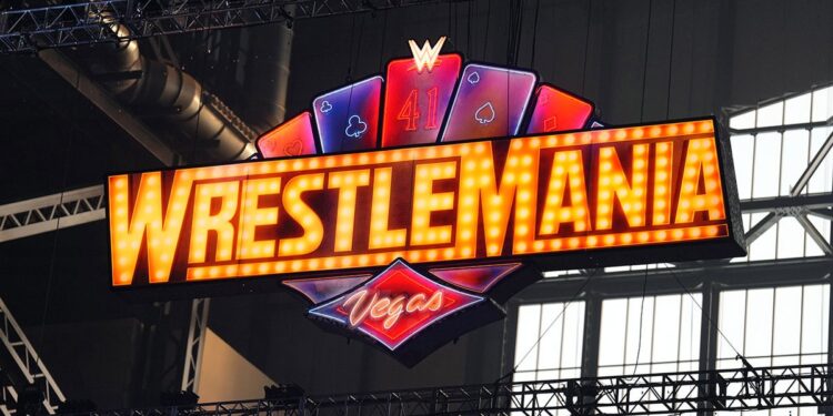 WrestleMania sign