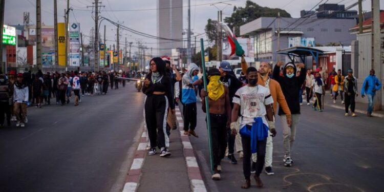 MADAGASCAR-PROTESTS/