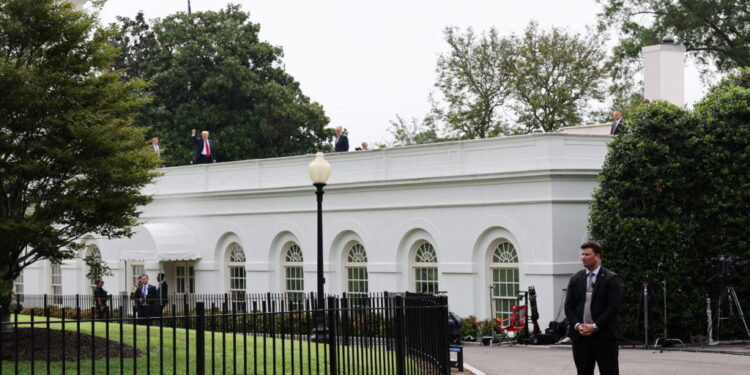 U.S. President Donald Trump at the White House in Washington