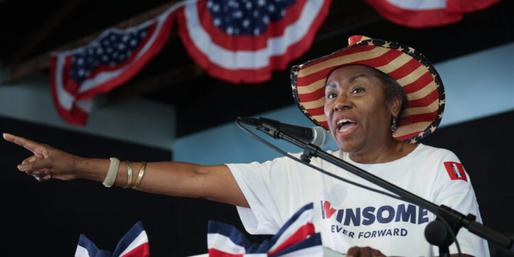 Gubernatorial Candidate Abigail Spanberger Joins Labor Day Parade In Buena Vista, Virginia