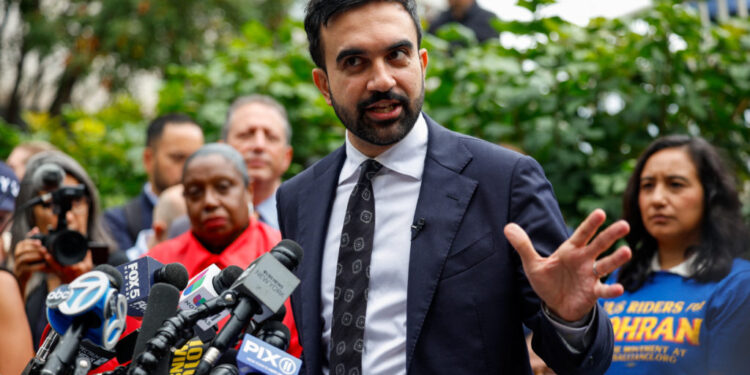 New York City mayoral candidate Zohran Mamdani campaigns in New York