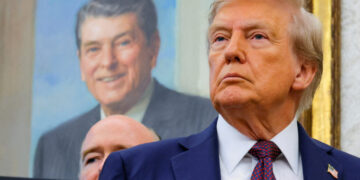 FILE PHOTO: U.S. President Donald Trump makes announcement at the White House