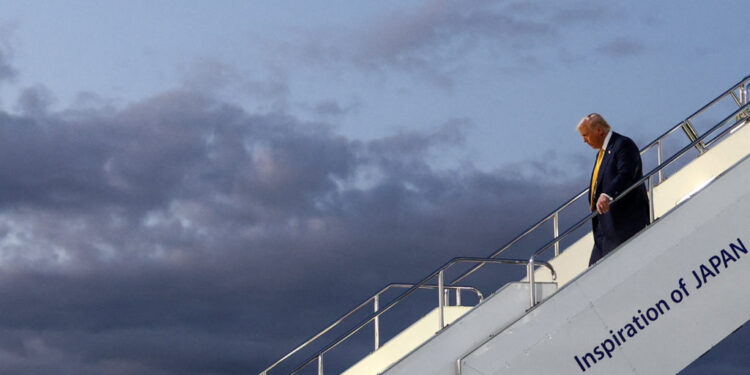 U.S. President Trump visits Japan