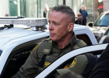 Greg Bovino, a roving Border Patrol operations commander who is leading U.S. President Donald Trump's immigration crackdow...