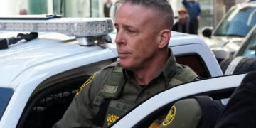 Greg Bovino, a roving Border Patrol operations commander who is leading U.S. President Donald Trump's immigration crackdow...
