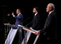 Second New York City mayoral debate at LaGuardia Performing Arts Center in New York