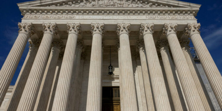 FILE PHOTO: A view of the U.S. Supreme Court, in Washington
