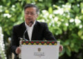 FILE PHOTO: Colombia's President Gustavo Petro in Bogota