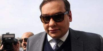 George Santos corruption trial at the Central Islip Federal Courthouse