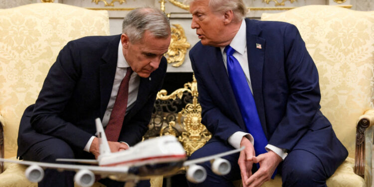 FILE PHOTO: Canada's Prime Minister Mark Carney visits Washington, D.C.