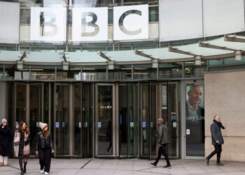 FILE PHOTO: BBC headquarters in London